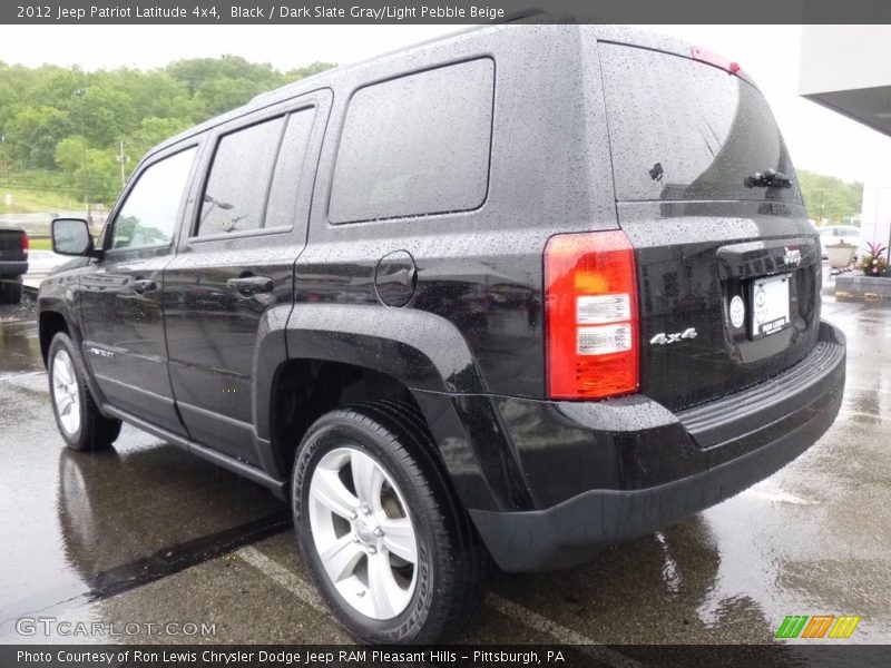 Black / Dark Slate Gray/Light Pebble Beige 2012 Jeep Patriot Latitude 4x4