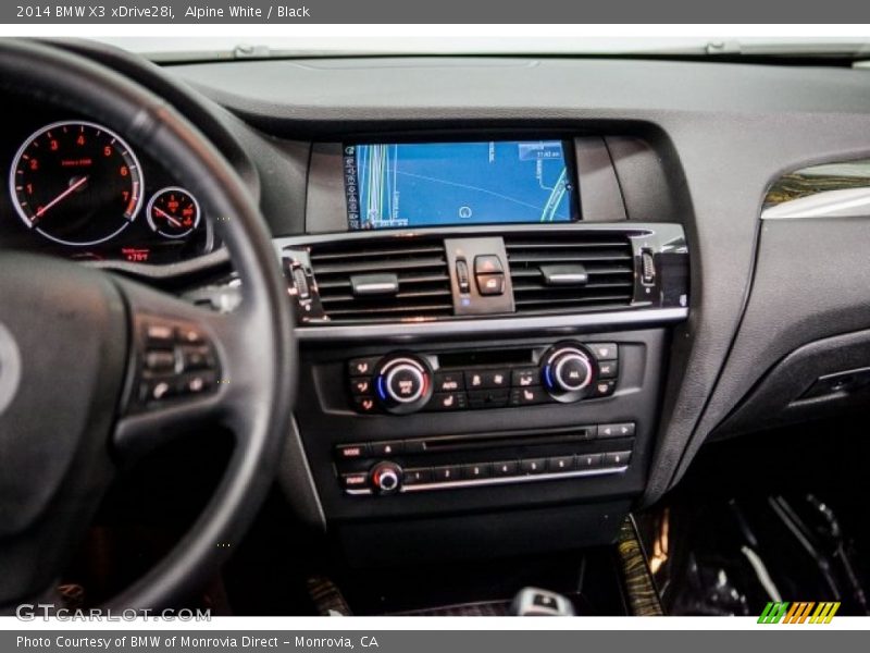 Alpine White / Black 2014 BMW X3 xDrive28i