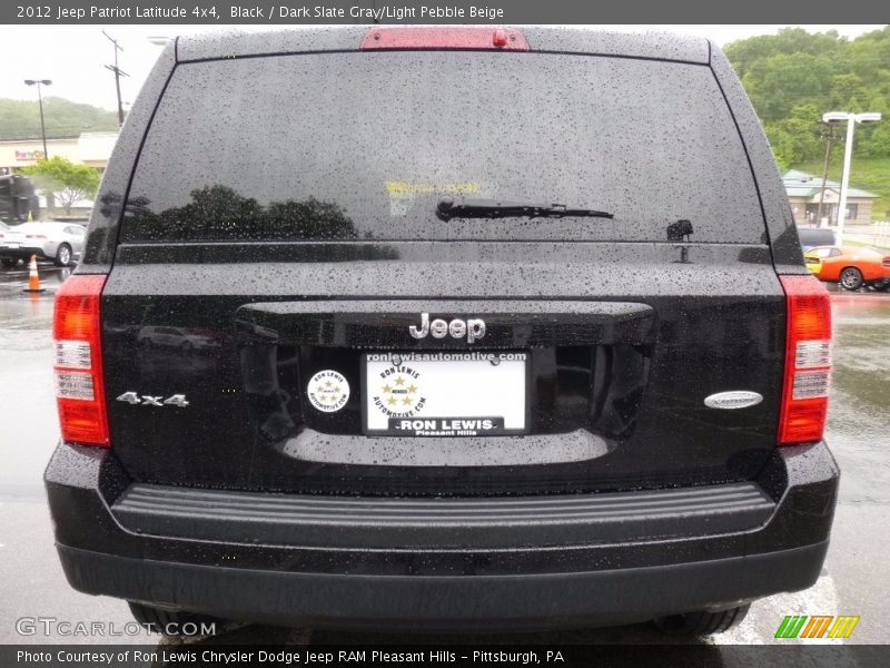 Black / Dark Slate Gray/Light Pebble Beige 2012 Jeep Patriot Latitude 4x4