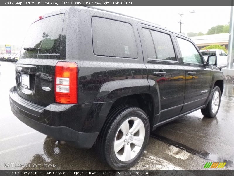 Black / Dark Slate Gray/Light Pebble Beige 2012 Jeep Patriot Latitude 4x4