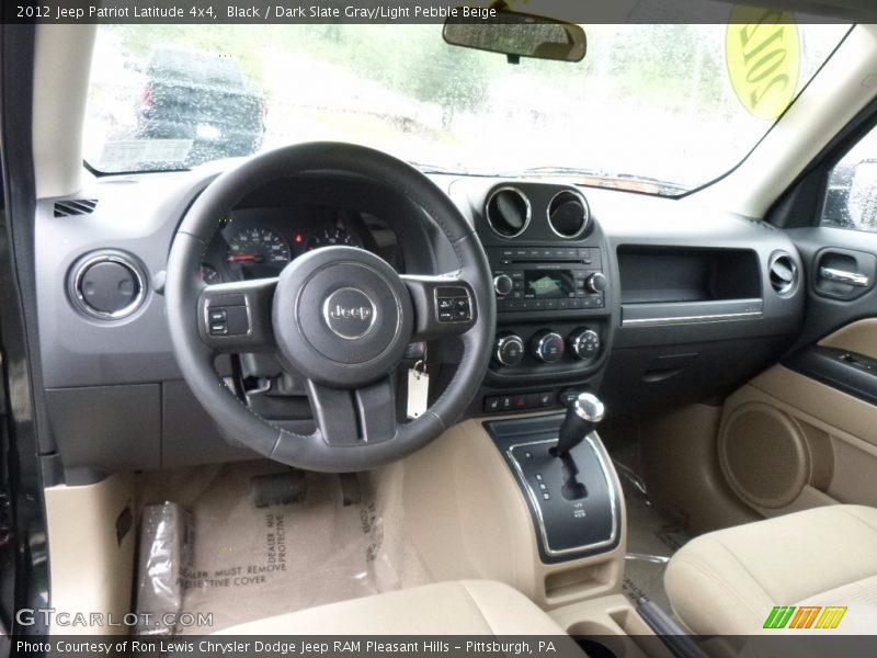 Black / Dark Slate Gray/Light Pebble Beige 2012 Jeep Patriot Latitude 4x4