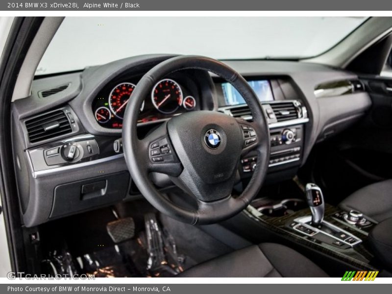 Alpine White / Black 2014 BMW X3 xDrive28i