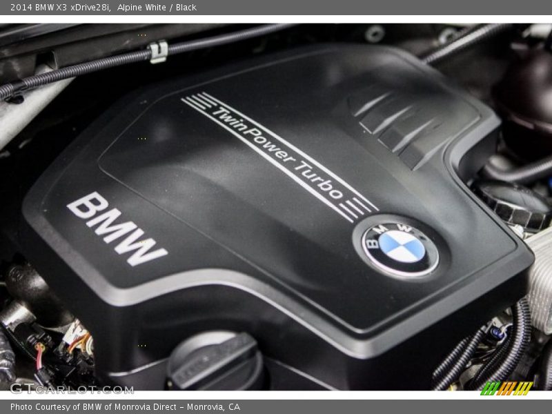 Alpine White / Black 2014 BMW X3 xDrive28i