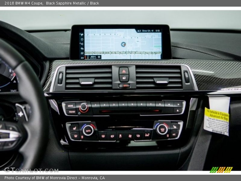Controls of 2018 M4 Coupe