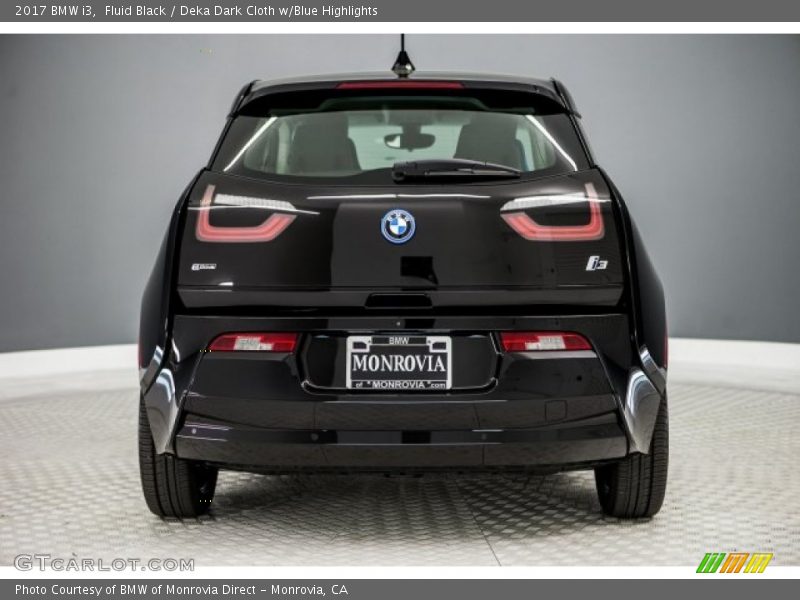 Fluid Black / Deka Dark Cloth w/Blue Highlights 2017 BMW i3