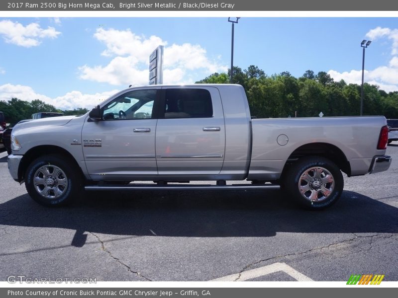  2017 2500 Big Horn Mega Cab Bright Silver Metallic