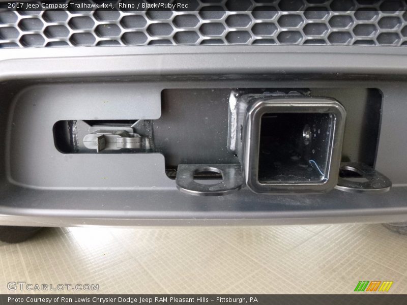 Rhino / Black/Ruby Red 2017 Jeep Compass Trailhawk 4x4