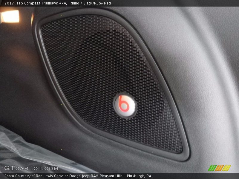 Rhino / Black/Ruby Red 2017 Jeep Compass Trailhawk 4x4