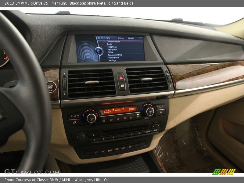 Black Sapphire Metallic / Sand Beige 2013 BMW X5 xDrive 35i Premium