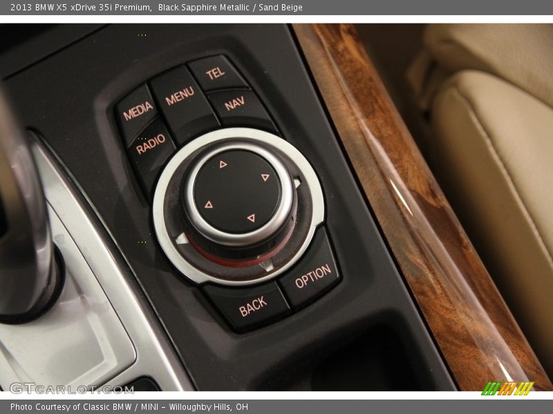 Black Sapphire Metallic / Sand Beige 2013 BMW X5 xDrive 35i Premium