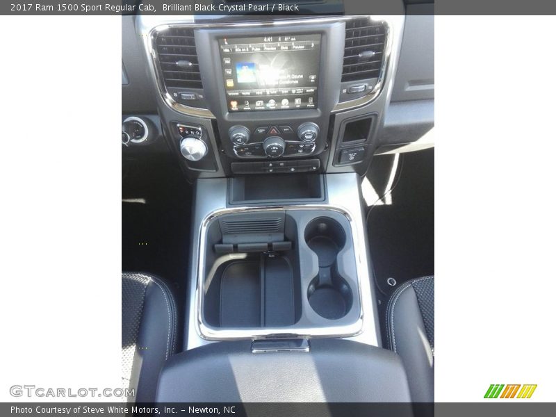 Brilliant Black Crystal Pearl / Black 2017 Ram 1500 Sport Regular Cab