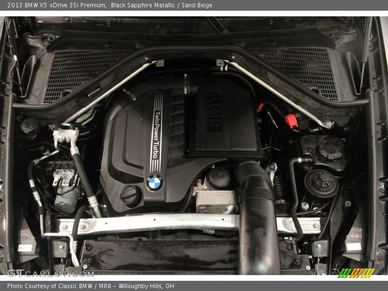 Black Sapphire Metallic / Sand Beige 2013 BMW X5 xDrive 35i Premium