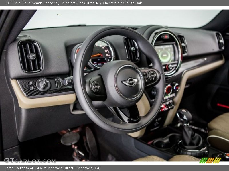 Midnight Black Metallic / Chesterfield/British Oak 2017 Mini Countryman Cooper S