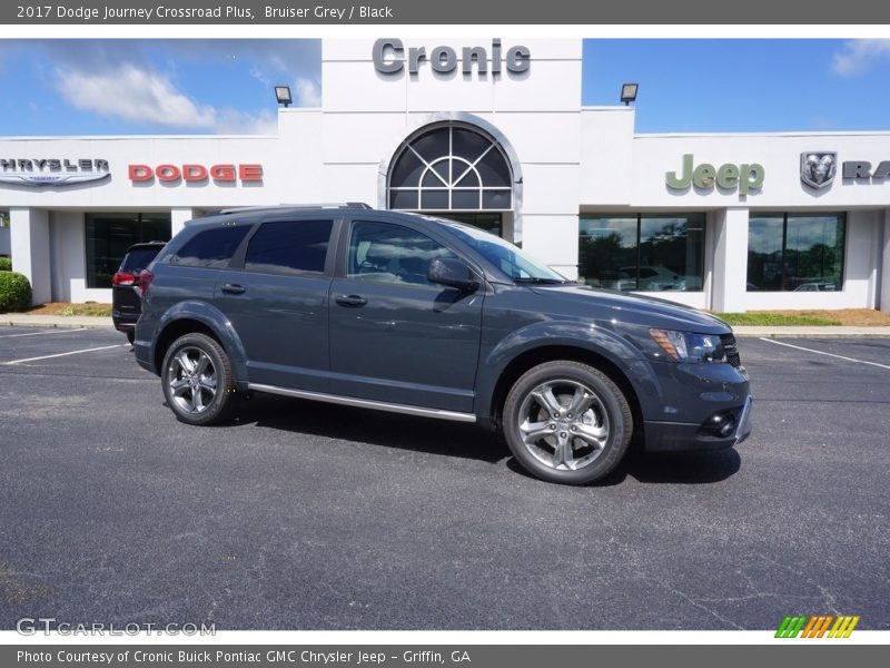 Bruiser Grey / Black 2017 Dodge Journey Crossroad Plus