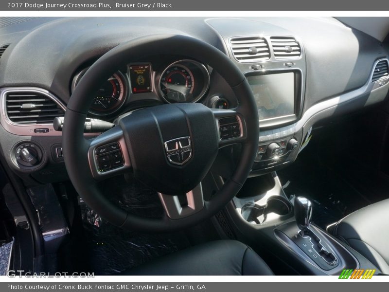 Bruiser Grey / Black 2017 Dodge Journey Crossroad Plus