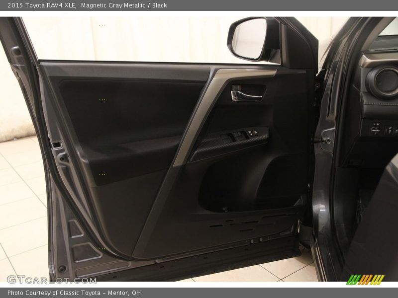 Magnetic Gray Metallic / Black 2015 Toyota RAV4 XLE