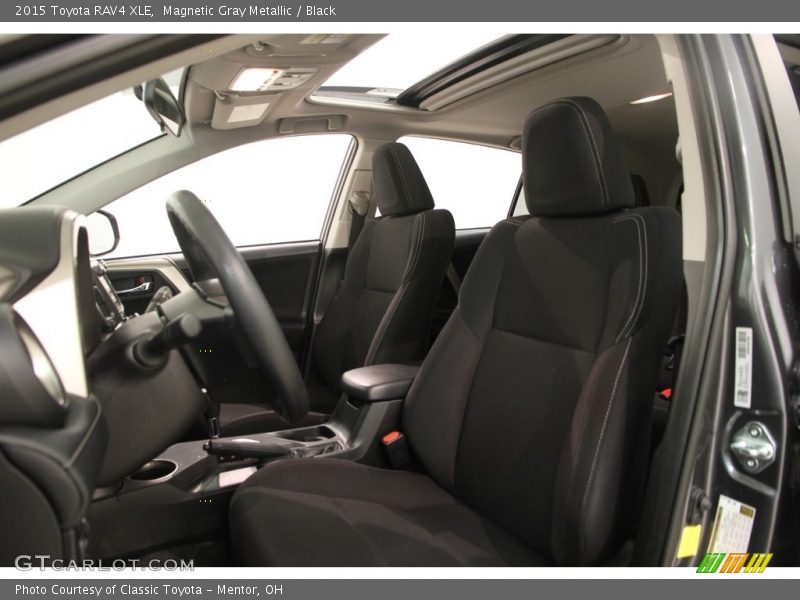 Magnetic Gray Metallic / Black 2015 Toyota RAV4 XLE