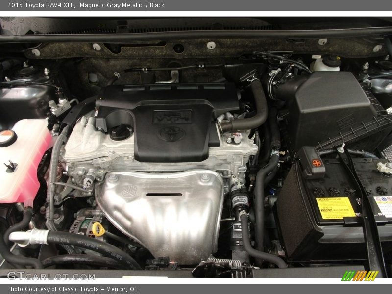 Magnetic Gray Metallic / Black 2015 Toyota RAV4 XLE