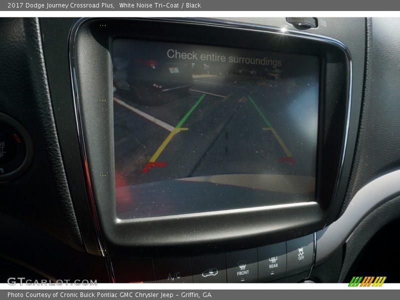White Noise Tri-Coat / Black 2017 Dodge Journey Crossroad Plus