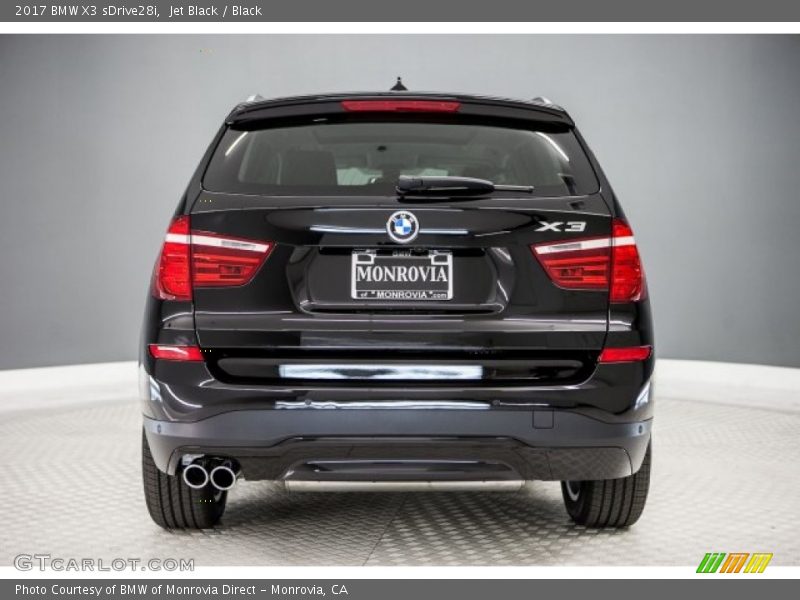 Jet Black / Black 2017 BMW X3 sDrive28i