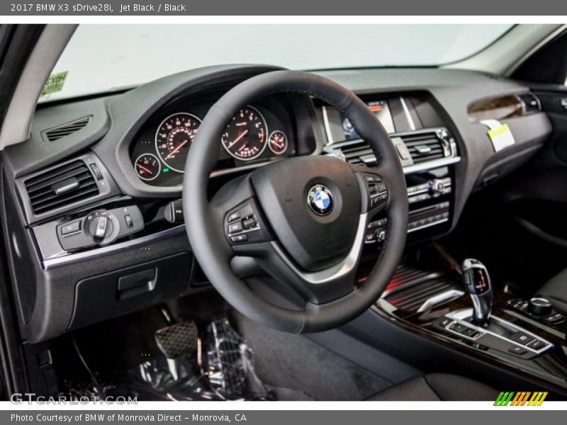 Jet Black / Black 2017 BMW X3 sDrive28i