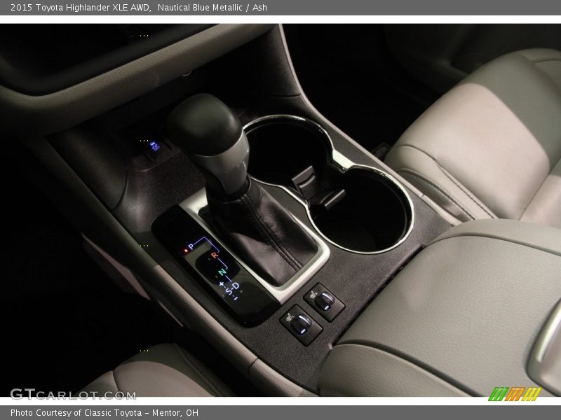 Nautical Blue Metallic / Ash 2015 Toyota Highlander XLE AWD