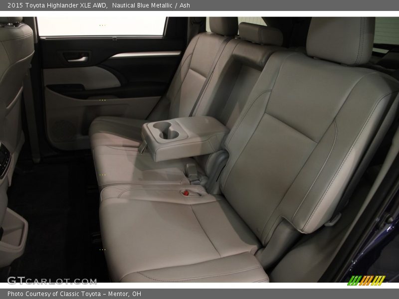 Nautical Blue Metallic / Ash 2015 Toyota Highlander XLE AWD