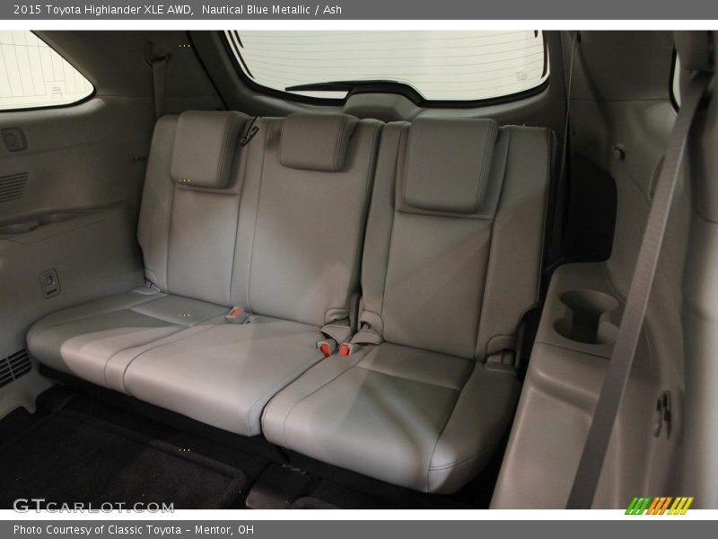 Nautical Blue Metallic / Ash 2015 Toyota Highlander XLE AWD
