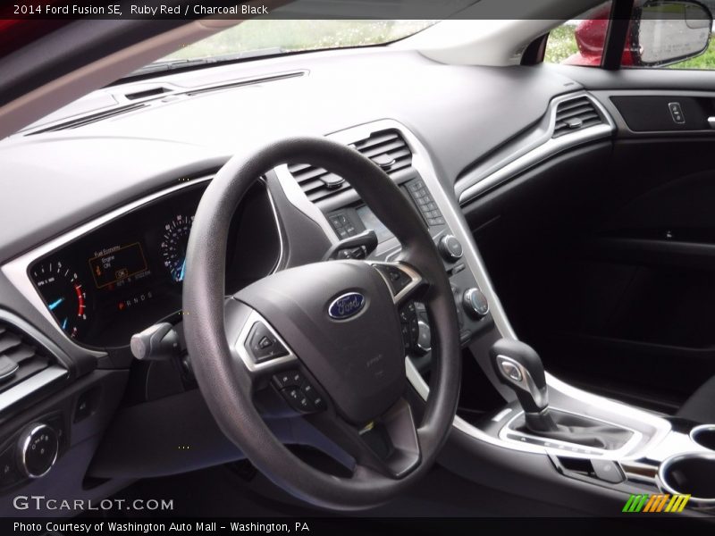 Ruby Red / Charcoal Black 2014 Ford Fusion SE