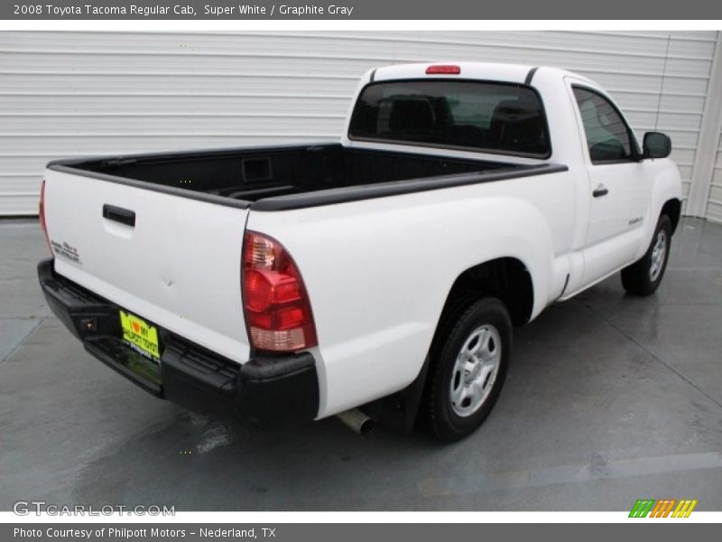 Super White / Graphite Gray 2008 Toyota Tacoma Regular Cab