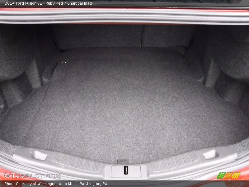 Ruby Red / Charcoal Black 2014 Ford Fusion SE