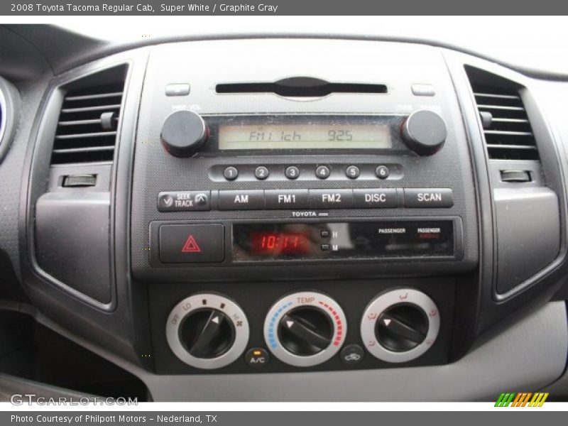 Super White / Graphite Gray 2008 Toyota Tacoma Regular Cab