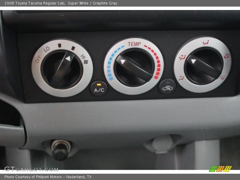 Super White / Graphite Gray 2008 Toyota Tacoma Regular Cab