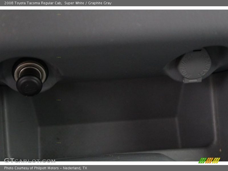 Super White / Graphite Gray 2008 Toyota Tacoma Regular Cab