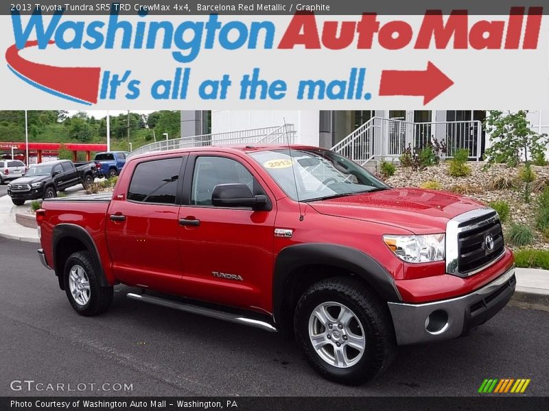 Barcelona Red Metallic / Graphite 2013 Toyota Tundra SR5 TRD CrewMax 4x4