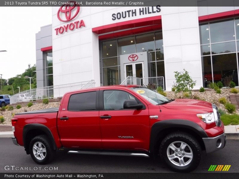 Barcelona Red Metallic / Graphite 2013 Toyota Tundra SR5 TRD CrewMax 4x4