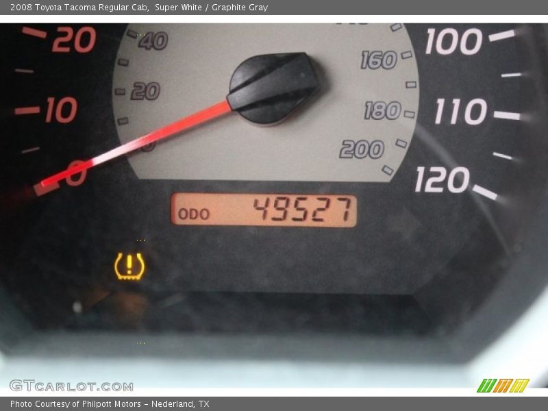 Super White / Graphite Gray 2008 Toyota Tacoma Regular Cab