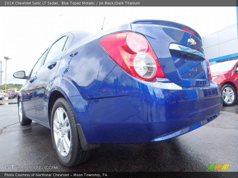 Blue Topaz Metallic / Jet Black/Dark Titanium 2014 Chevrolet Sonic LT Sedan
