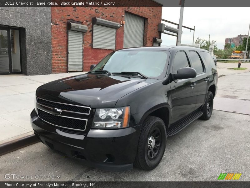 Black Granite Metallic / Ebony 2012 Chevrolet Tahoe Police