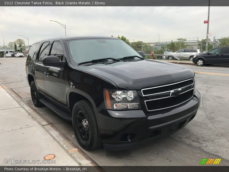 Black Granite Metallic / Ebony 2012 Chevrolet Tahoe Police