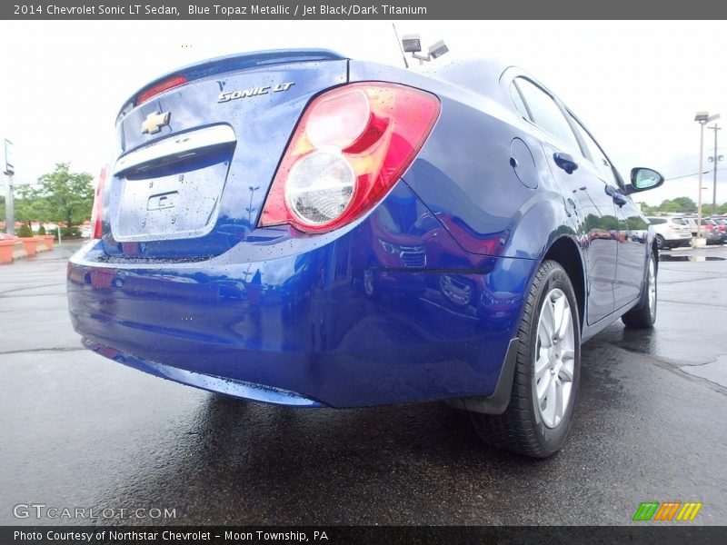 Blue Topaz Metallic / Jet Black/Dark Titanium 2014 Chevrolet Sonic LT Sedan