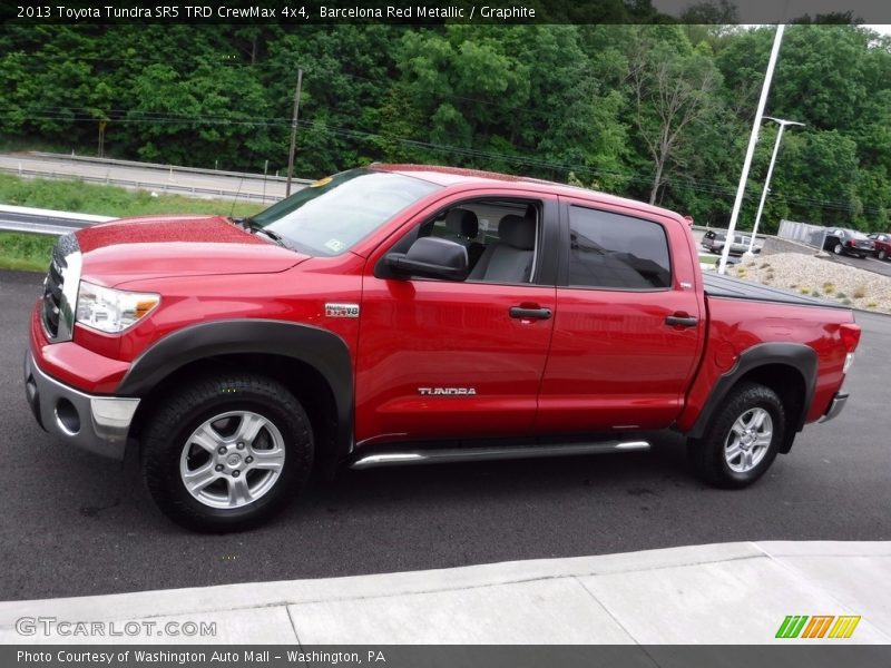 Barcelona Red Metallic / Graphite 2013 Toyota Tundra SR5 TRD CrewMax 4x4