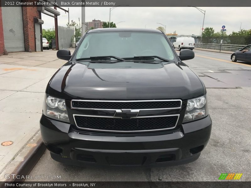 Black Granite Metallic / Ebony 2012 Chevrolet Tahoe Police