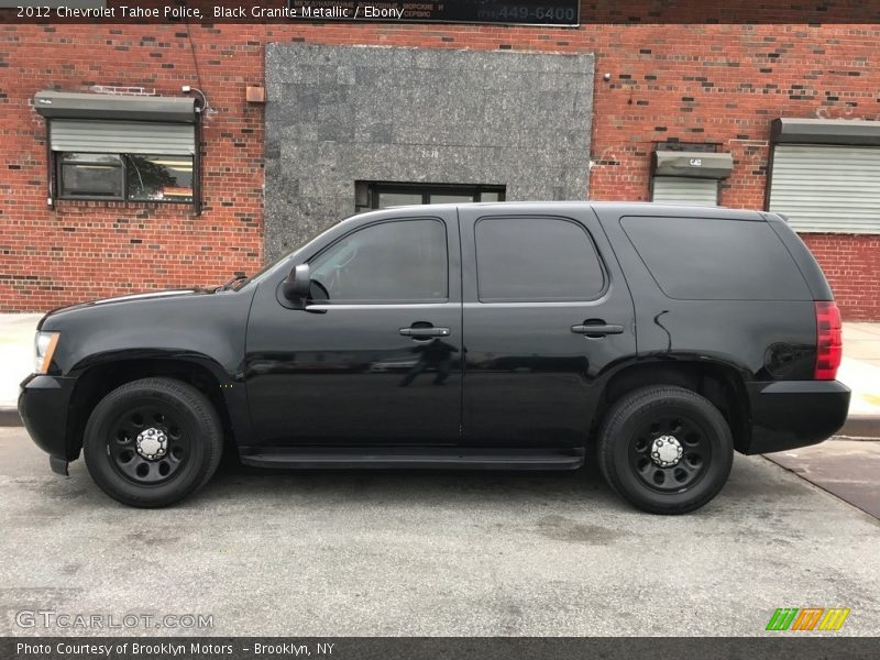 Black Granite Metallic / Ebony 2012 Chevrolet Tahoe Police