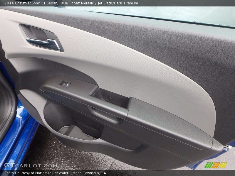 Blue Topaz Metallic / Jet Black/Dark Titanium 2014 Chevrolet Sonic LT Sedan