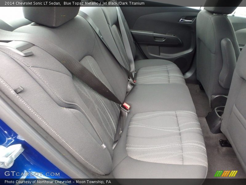 Blue Topaz Metallic / Jet Black/Dark Titanium 2014 Chevrolet Sonic LT Sedan