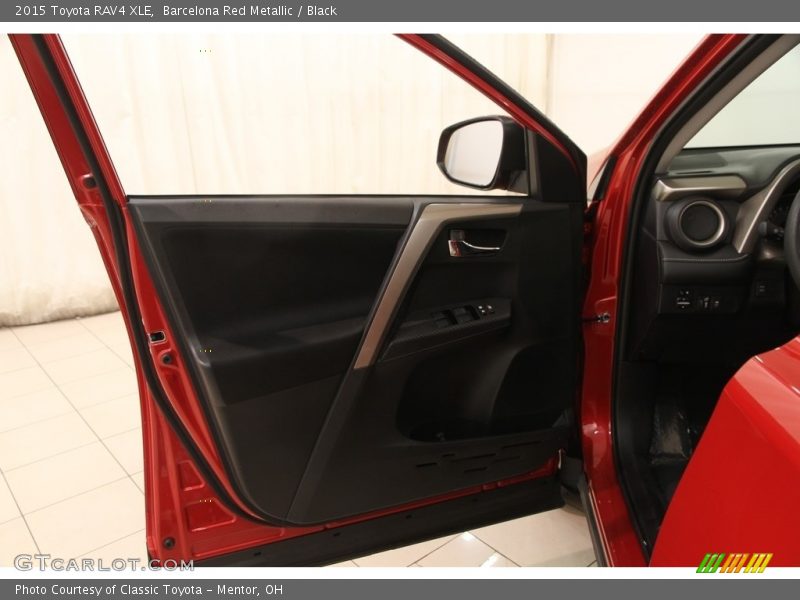 Barcelona Red Metallic / Black 2015 Toyota RAV4 XLE