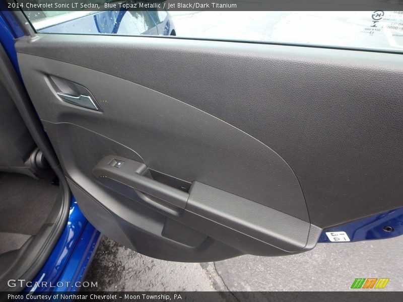 Blue Topaz Metallic / Jet Black/Dark Titanium 2014 Chevrolet Sonic LT Sedan