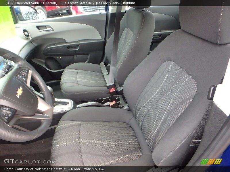 Blue Topaz Metallic / Jet Black/Dark Titanium 2014 Chevrolet Sonic LT Sedan