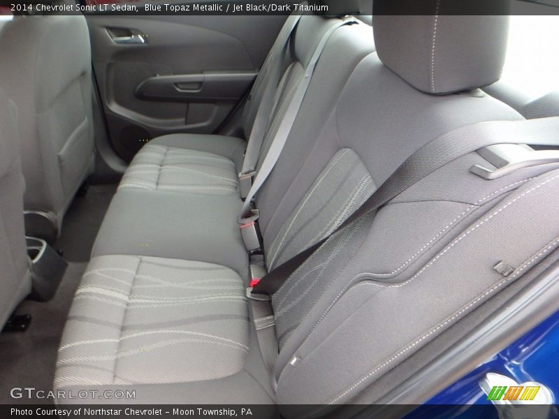 Blue Topaz Metallic / Jet Black/Dark Titanium 2014 Chevrolet Sonic LT Sedan